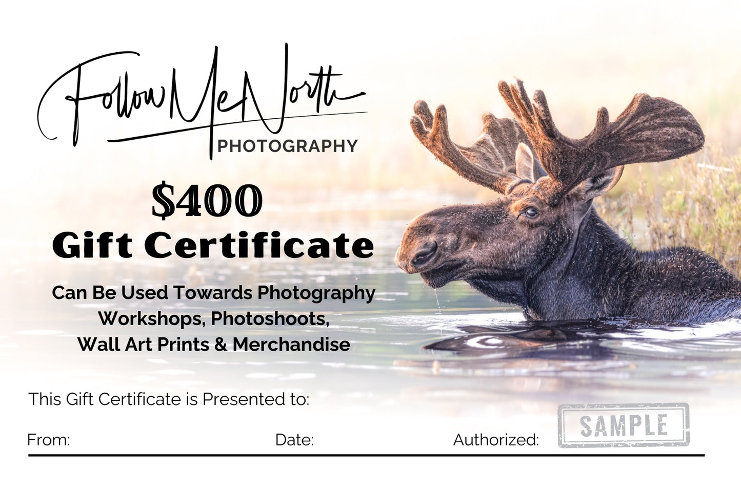 $400 Gift Certificate